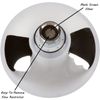 High Pressure Shower Head & Filter (Aqua Elegante) - Chrome - 2.5 GPM