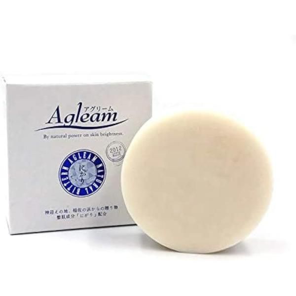 Aeglim Face Wash Soap 3.5 oz (100 g) Japanese hot spring water Nigori face wash homemade soap (moisturizing rough foam face wash) additive-free