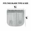 Wahl Trimmer Replacement Blade Guard Beard Stubble Comb Set and 6 Position Guide