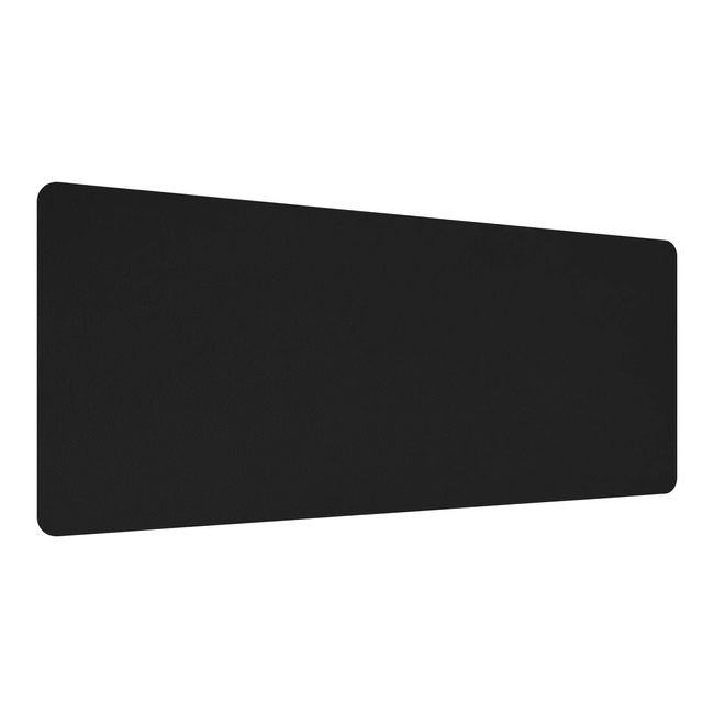 PATIKIL Table Mat, 1 Piece, Mouse Pad, Table Protector, Non-Slip, Waterproof, PVC, Office, Home, Black, 27.6 x 15.7 inches (70 x 40 cm)