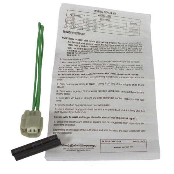 Wheel Speed Sensor Connector Motorcraft WPT-1116