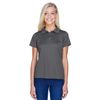 Harriton Ladies' 4 oz. Polytech Polo S CHARCOAL