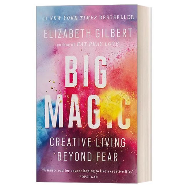 英文原版 Big Magic Exp 去当你想当的任何人吧 寻找自我的魔法 一辈子做女孩作者Elizabeth Gilbert 英文版 进口英语原版书籍