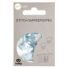 Tulip Stitch Markers, Blue, One Size