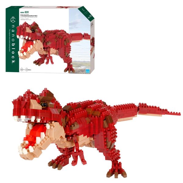 Kawada NBM-031 Nanoblock Dinosaur DX T-Rex