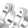 Create idea UNIVERSAL MOTORCYCLE HANDLEBAR MIRROR MOUNT 10MM-7/8 ALUMINUM CLAMP CHROME