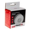 Maclean MCE314 W: PIR Motion Sensor, 6m range, ceiling mounted, max load 1200W, IP20-rated