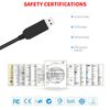 MEROM 15V USB Charging Cable Replacement HQ8505 Charger Cord Compatible with Philips Shaver Norelco One Blade Multigroom Pro All-in-One Grooming Trimmer, Precision, Bodygroom, Arcitec Power Cable