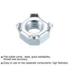uxcell Welding Nuts M5 Square UNC Carbon Steel Machine Screws Silver 100 Pcs