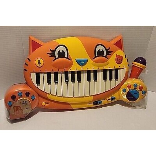 B. Toys Meowsic Musical Keyboard Microphone Piano Playing Toy 204-06-0411 NEW