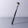 DUcare Highlighter Brush Makeup Brushes Fan Blending Eyeshadow Contouring Blush Brush Cosmetic Tool, 1Pcs Silvery&Black
