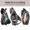 Baggallini Medium Sling Backpack 9"x11" - Lightweight Sling Bag with Convertible Adjustable Shoulder Strap