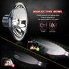 Pair 7'' Round LED Headlights For Freightliner Coronado 2001-2016 Century Class