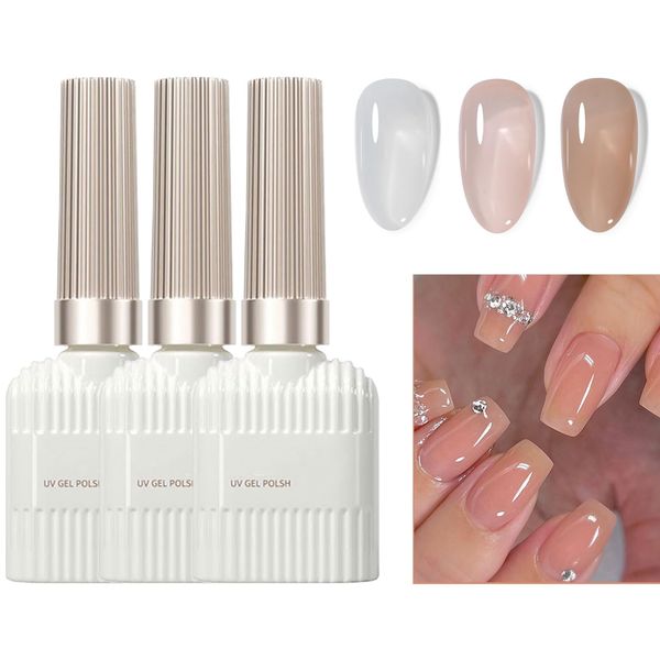 Gel Nail Polish,(Requires Curing under UV/LED Lamp) Long Lasting & Easy to Apply