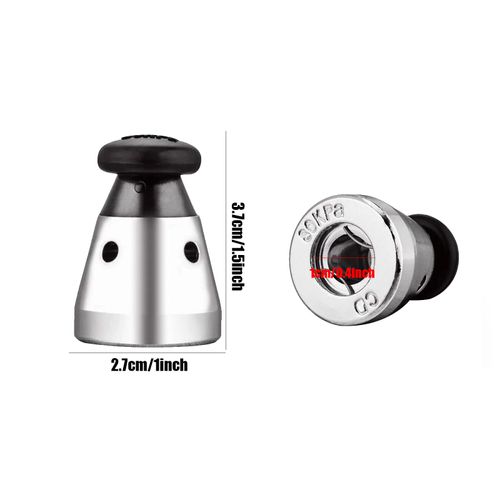 Pressure Cooker Valve 80kpa Relief Valve Pressure Cooker Valve Pressure Cooker Jigger Valve Pressure Cooker Safety Valve Pressure Cooker Safety Valve Replacement Safety Valve for Home Kitchen Black