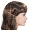 Faceted Crystal Row Two-Tone Bobby Pin - Champagne Gold (2 Pcs)