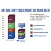 BRILLIANT TOOLS BT022952 1/2" Spline Bit Socket 140mm Long M8 [Powered by KS Tools]