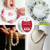 0.8mm Clear Elastic Thread For Bracelet Making - Stretchy Elasticated String For Jewellery Making - Necklace Beading Decorations - 20m Spool