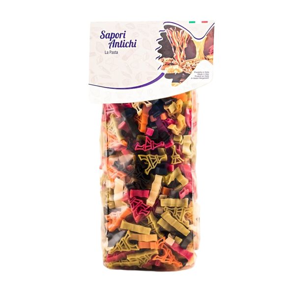 Sapori Antichi Pasta, Multicolor Eiffel Tower, 17.6-Ounce