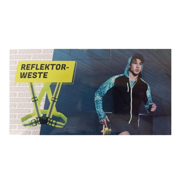 Dahlmann 2x Reflektor-Weste Warnweste Sicherheitsweste Joggen Bike Sport Outdoor Hunde