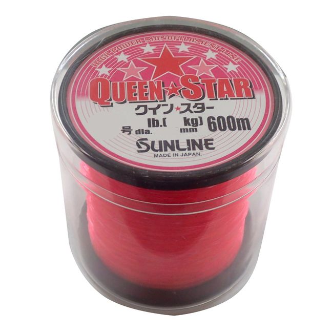 SUNLINE Queen Star Nylon Line, 656.2 yd (600 m), No. 18, Pink