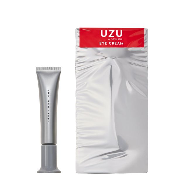 UZU BY FLOWFUSHI Eye Cream 00 (Daytime Eye Cream), 0.5 oz (15 g), Toning Up, Wrinkles, Bears, Hali, Dullness, Hypoallergenic, Artificial Fragrance, Synthetic Coloring, Alcohol Free, Paraben Free, Additive-Free