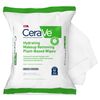 CeraVe Hydrating Facial Cleansing Makeup Remover Wipes| Plant Based Face Wipes| Biodegradable in Home Compost| Face Wash Cloth| Suitable for Sensitive Skin| Fragrance-free Non-comedogenic| 25 Count