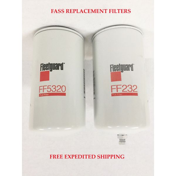 Fleetguard Fass Fuel System Replacement Filters Powerstroke Cummins Duramax