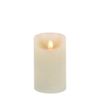 3 Piece Set Aurora Flame Bisque Dancing LED Flameless Candles w/ Remote Control