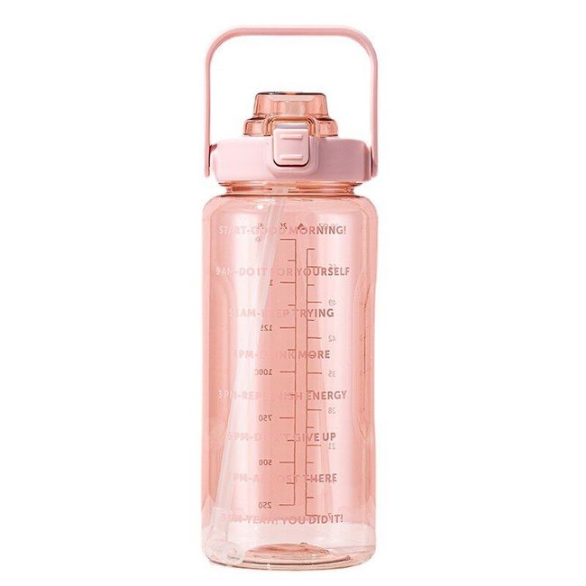 2 Liter Large Capacity Water Bottle Sport Gym Men Girls Water Cup