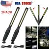 2PCS COB LED Work Light Rechargeable Car Garage Mechanic Torch Flashlight Lamp