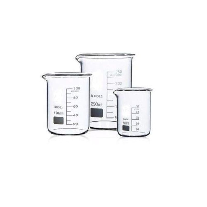 Rocwing Boro 3.3 Glass Graduated Measuring Beaker for Lab or Kitchen ...