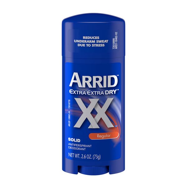 ARRID XX Anti-Perspirant Deodorant Solid Regular 2.70 oz (Pack of 12)
