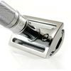 Edwin Jagger Double Edge Safety Razor, Knurled, Short Handle, 5 blades