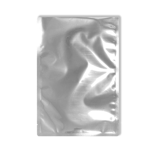 PackFreshUSA: Quart (8" x 12") AirTight Mylar Bags for Long-Term Food Storage - Genuine Standard Thickness -Air Tight - Heat Sealable - Food Grade - Rounded Corners - Free Guide - Pack of 50