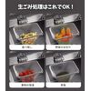 VERCCO Triangular Corner Draining Net Holder, Strong Suction Cups, Sankaku Corner, Dish Drainer, Sink, Foldable, No Triangular Corners, Garbage Strainer for Kitchen, Garbage Disposal, Drainage Netting