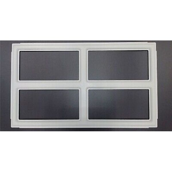 Colonial 509 Replacement Window Inserts/Short Panel HOLMES Garage Doors White