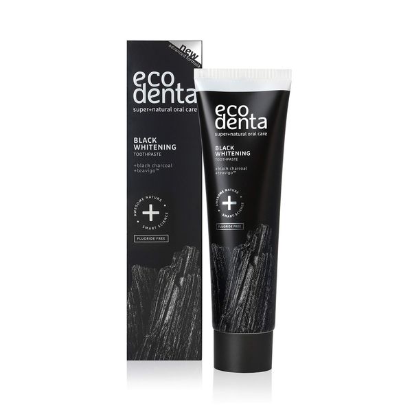 Ecodenta Charcoal and Teavigo Whitening Toothpaste, 3.4 Ounce