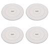 DANCO Flat Suction Sink Stopper, 5 Inch, White, 1-Pack (89042) (4, White)