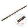 Sourcingmap 10Pcs 2mm Pitch 40P Single Row Straight Connector Pin Header Strip for Prototype Shield