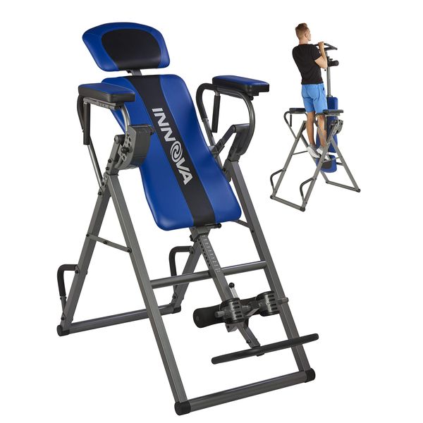 INNOVA ITP1000 12-in-1 Inversion Table with Power Tower Workout Station