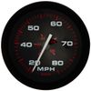 Sierra International 57899P Amega Domed Pitot Type Scratch Resistant Speedometer Kit, 3"