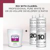 Clairol Professional Basic White 2 Powder Lighteners For Unisex 8 oz Lightener