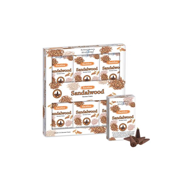 Stamford Backflow Cones, Sandalwood, One Size