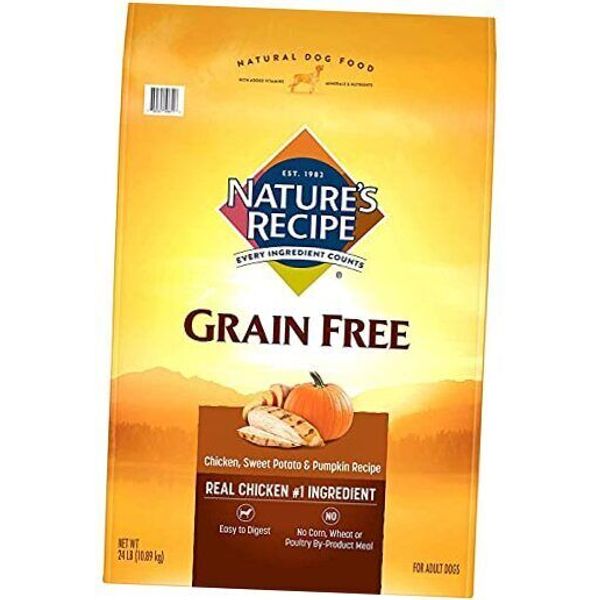 Grain Free Easy to Digest 24 Pound (Pack of 1) Chicken, Sweet Potato & Pumpkin