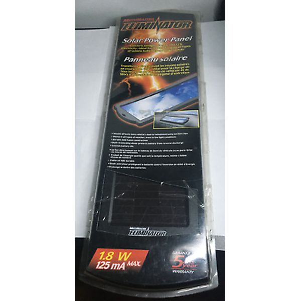 MotoMaster Eliminator Solar Power Panel NEW 1.8W