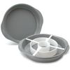 Wilton Round Checkerboard Cake Pan Set, 4-Piece, Steel