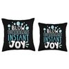 Homemade Soap Soapmaking Funny Bubble Quotes Throw Pillow