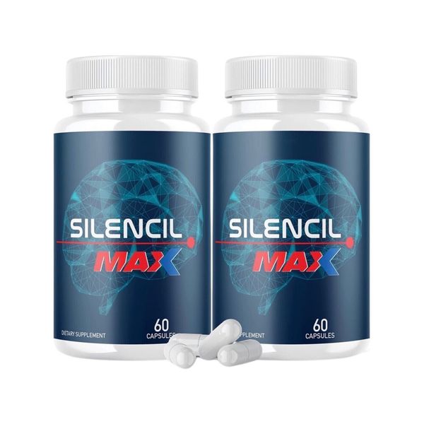 2-Pack Silencil MAX Advanced Supplement Tinnitus, Support Ear Health- 120 Caps