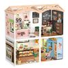 Makurundo ® Robotime DIY Miniature House Creator Series (Coffee Lounge)
